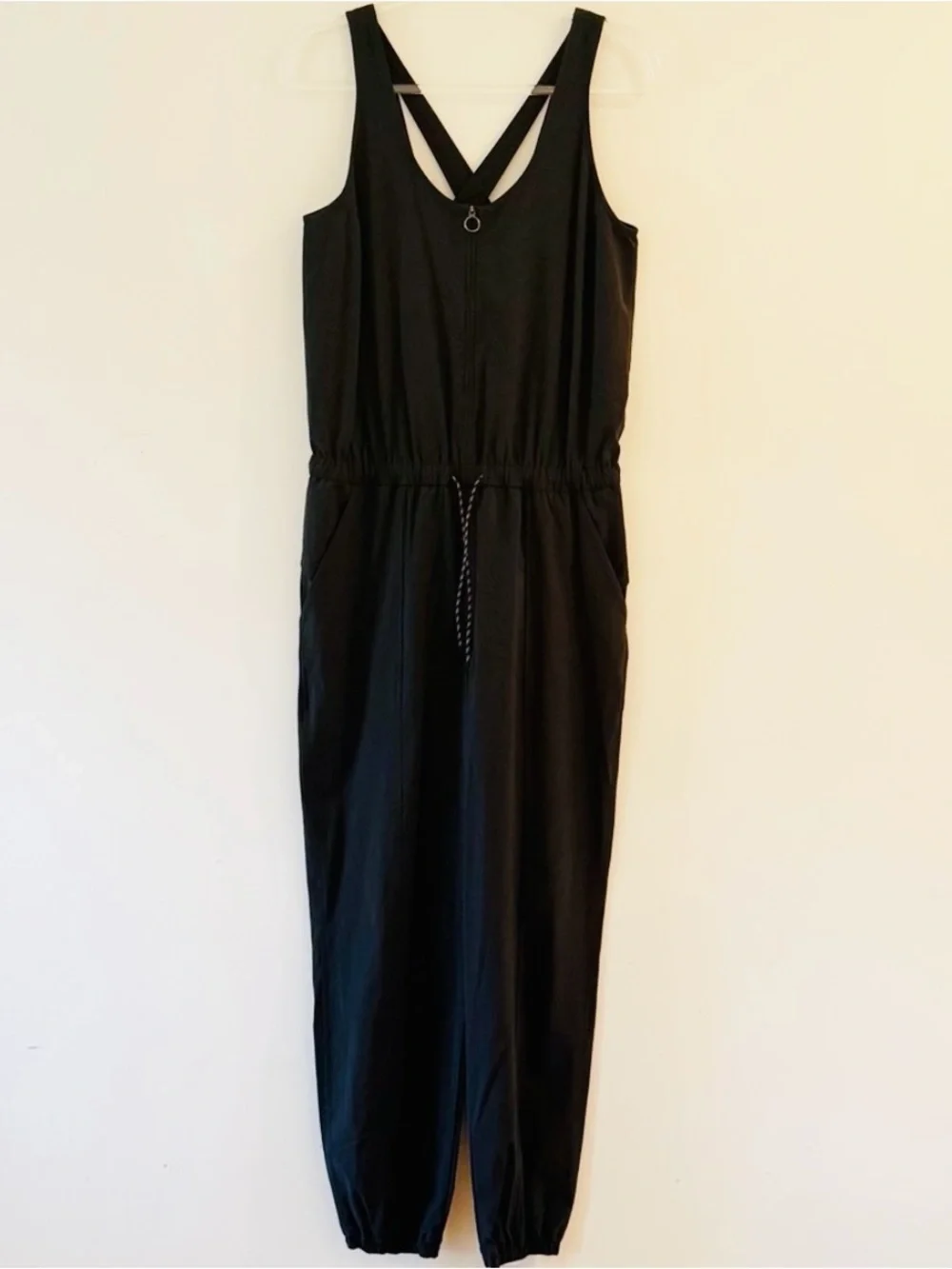Lululemon Shift In Time Black Jumpsuit | Size 8